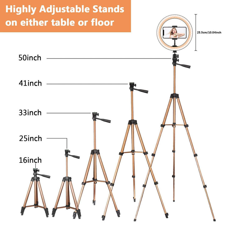 Illuminate Your Space with the Desktop Ring Light Tripod