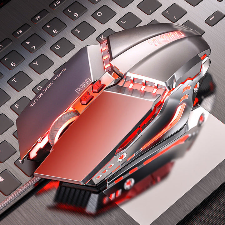 Unlock Your Gaming Potential with the E-sports Mechanical Silent Wired Gaming Mouse
