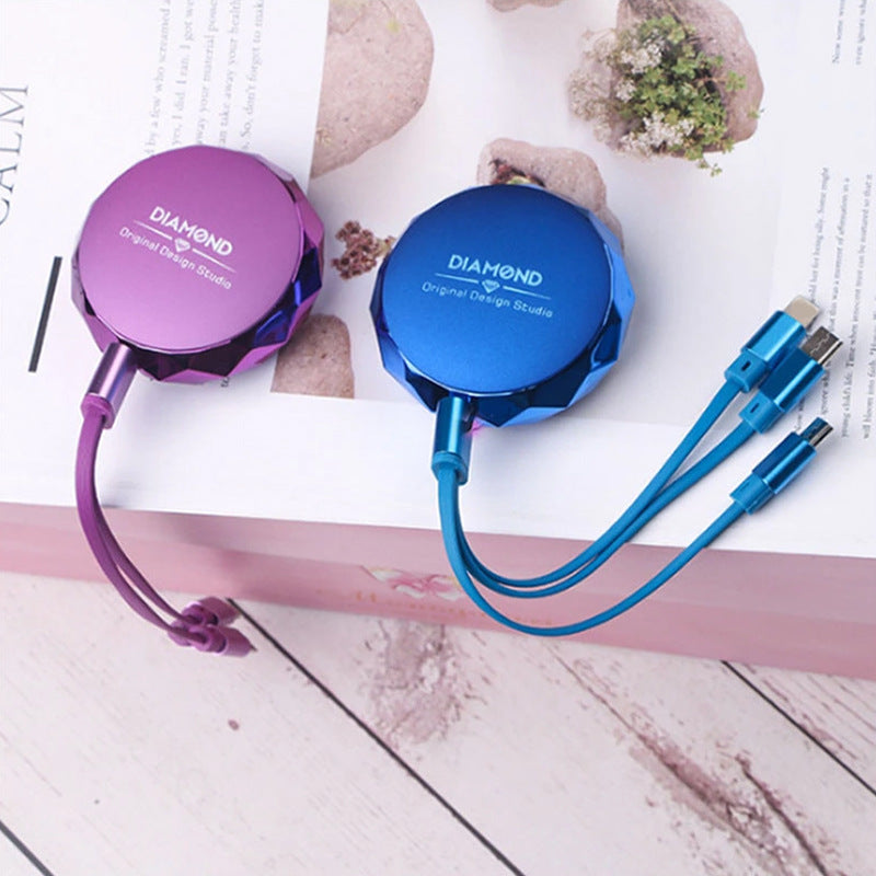 The Ultimate Charging Solution: 3 In 1 Retractable Fast Charging Data Cable