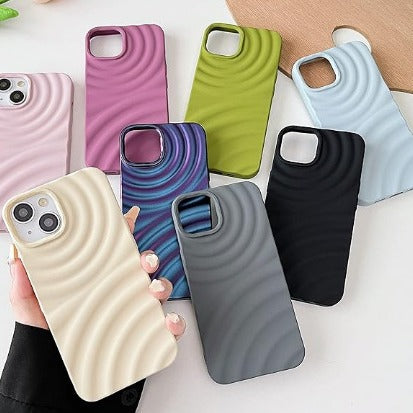 Discover Your Perfect Phone Protection with the Water Ripple Solid Color Phone Case